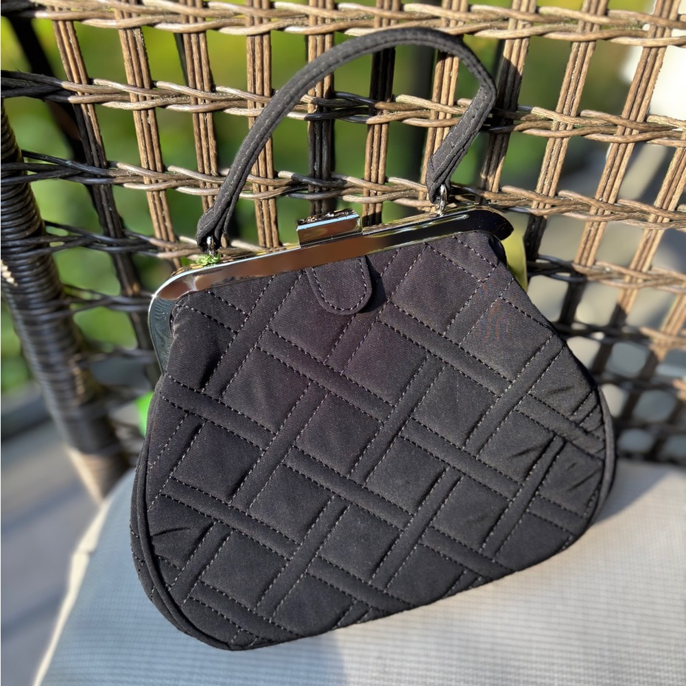 VERA BRADLEY MINI FRAME CROSSBODY CLASSIC BLACK - Picture 3 of 7